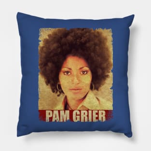 Pam Grier - NEW RETRO STYLE Pillow