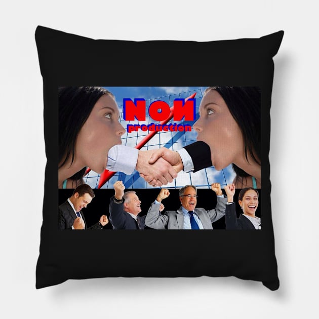 NON LOGO15 Pillow by N0NProduction