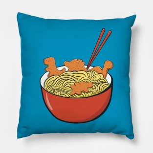 Dino Ramen Pillow