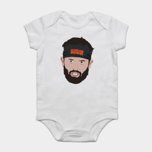 baker mayfield baby onesie