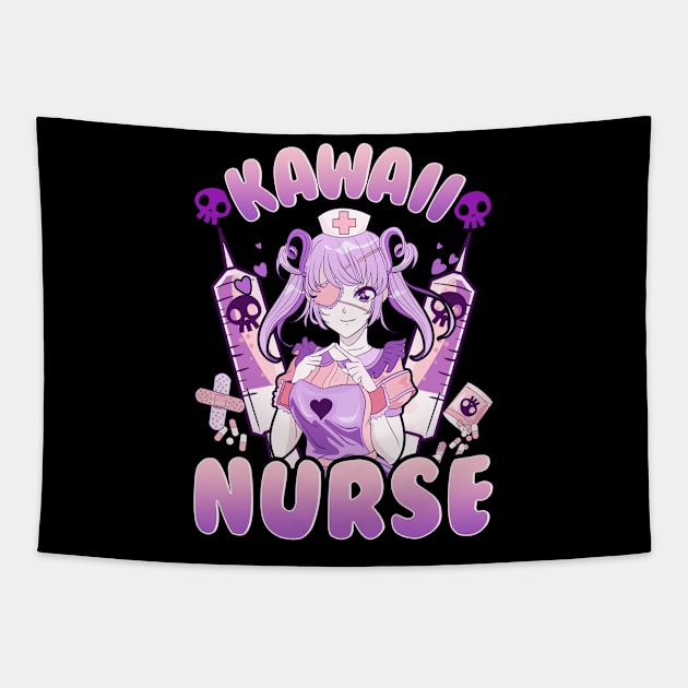 Anime Girl Nurse Design Gift product Tapestry by creative