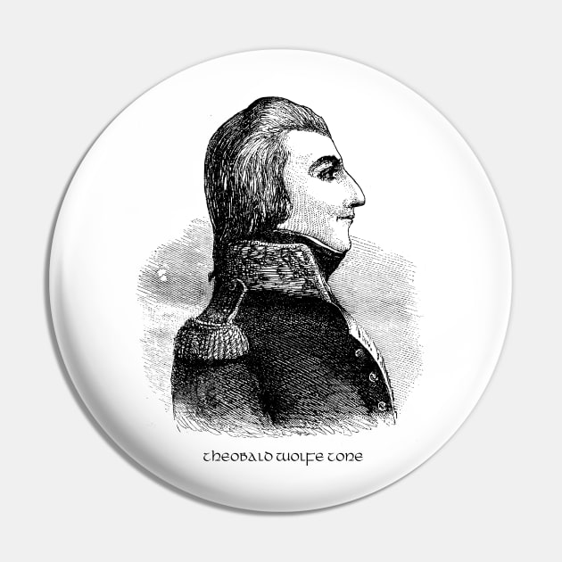 Theobald Wolfe Tone Pin by feck!