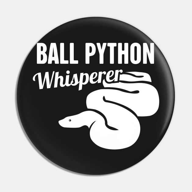 Ball Python Whisperer Pin by MeatMan