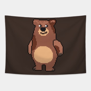 Pixel-Perfect Bears Tapestry
