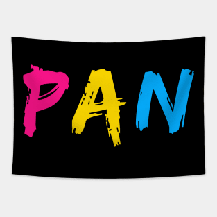 Pan - Pansexual - LGBTQ Pride Tapestry