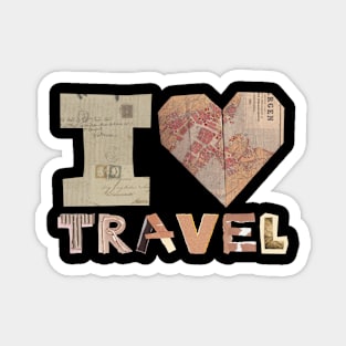 I Love Travel Magnet