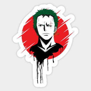 one piece sleeping zoro Sticker for Sale by mayvsantillan