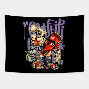 Graffiti Is Not Crime Graffiti Skateboard Urban Skater Gift Tapestry