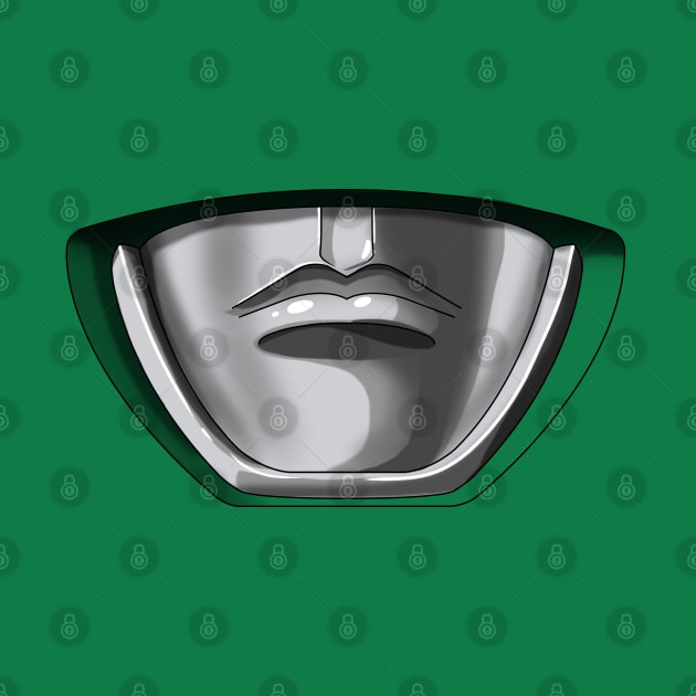 Mighty Morphin Power Mask GREEN by BossFightMAM