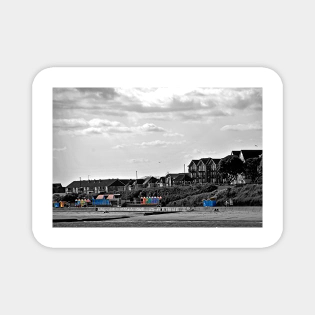 Clacton On Sea Beach Essex England UK Magnet by AndyEvansPhotos