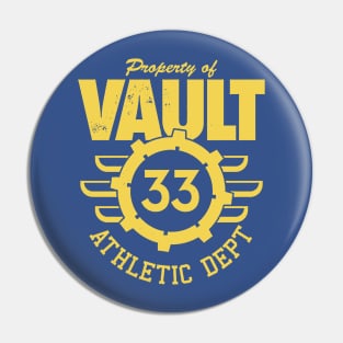 Vault Athletic Department Pin