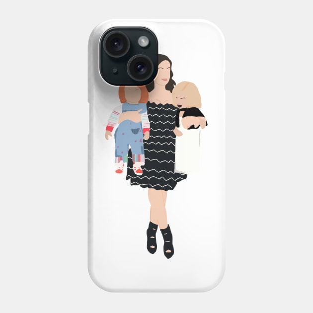 Jennifer, Chucky, and tiffany Phone Case by artoftilly