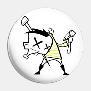 Mr. Sinmo (Zim style) yellow Pin