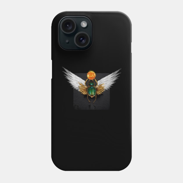 Scarab Phone Case by Deisgns by A B Clark 