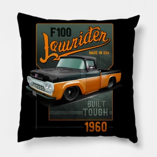 F100 1960 Lowrider Truck Pillow