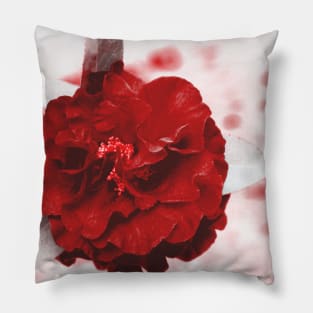 Rosa sangue Pillow