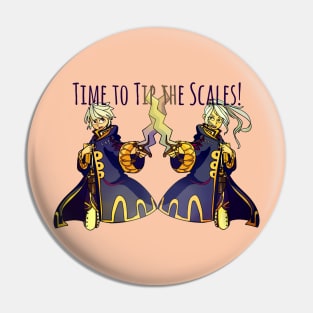 Time to Tip the Scales (Redrawn) Pin
