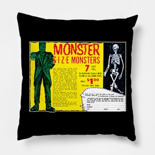 Monster Size Monsters comic book ad Pillow