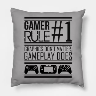 Gamer Rule #1 Pillow