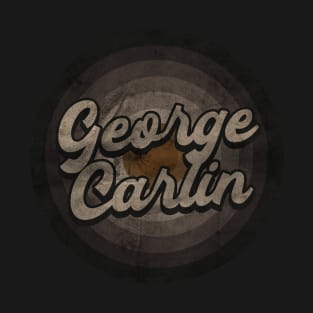 RETRO BLACK WHITE - George Carlin T-Shirt