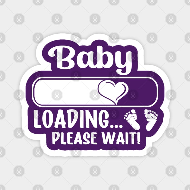 Baby Loading Magnet by KayBee Gift Shop
