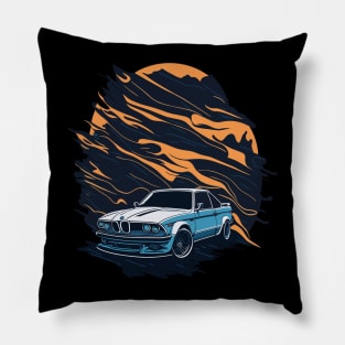 Bmw M3 E30 Vintage Car Art Pillow