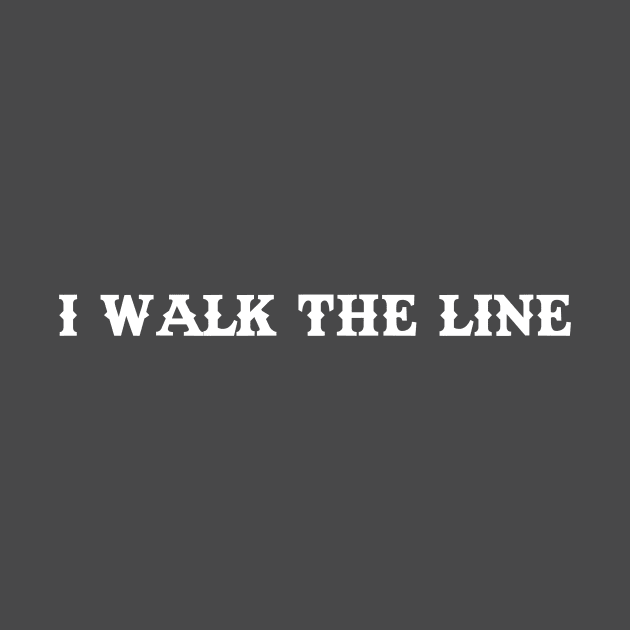 I Walk The Line, white by Perezzzoso