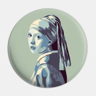 Girl With A Pearl Earring Pin