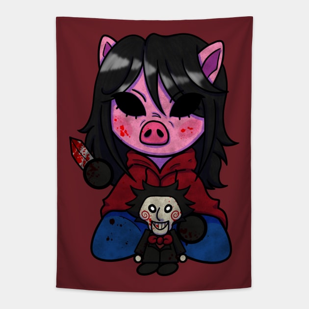 Dead by Daylight: The Pig Tapestry by V.A. Fox Designs