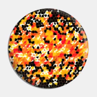 Fiery abstract Pin