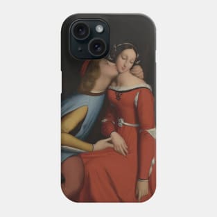 Paolo And Francesca by Jean-Auguste-Dominique Ingres Phone Case