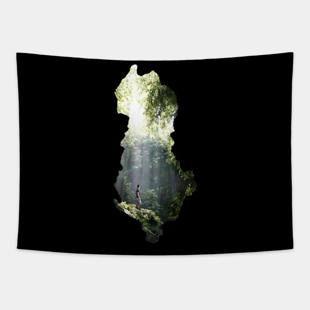 Beautiful Albanian Nature T-shirt Tapestry by Florian Sallo