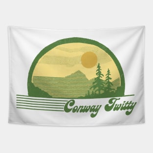 Conway Twitty / Retro Style Country Fan Design Tapestry