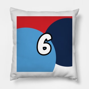 Nicholas Latifi Coloured Circles - Driver Number Pillow