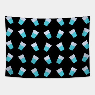 Hydro Homies Water Glass Tessellation Pattern Tapestry