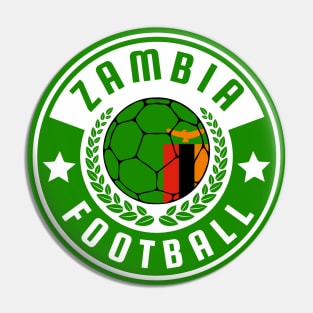 Zambia Football Pin