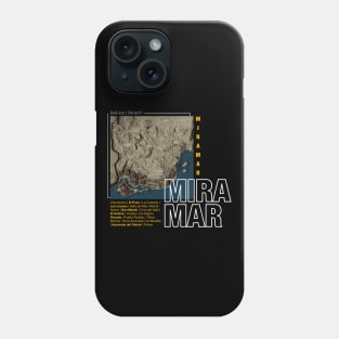 Miramar Map Phone Case