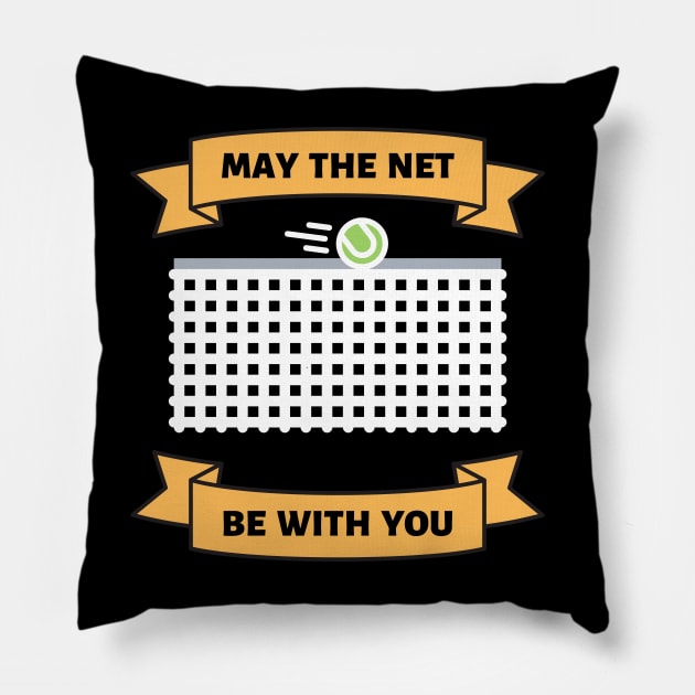 May The Net Be With You US OPEN Tennis. Pillow by TopTennisMerch