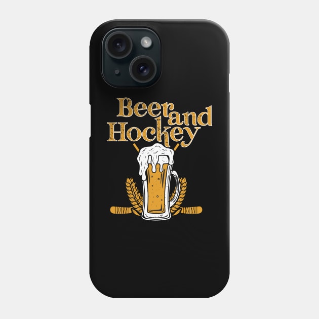 Beer And Hockey Phone Case by Aloenalone