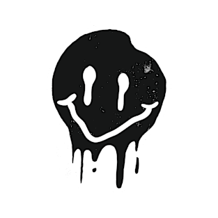 Black Smiley T-Shirt