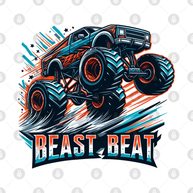 Monster Truck, Beast Beat by Vehicles-Art