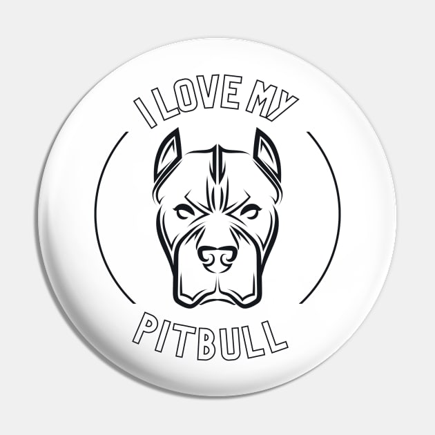 I love my pitbull. Dog lovers quote Pin by Clothing Spot 