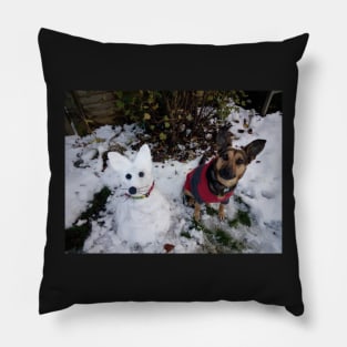 Snow Dog Pillow