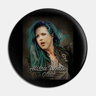 Vintage Alissa White Gluz Pin