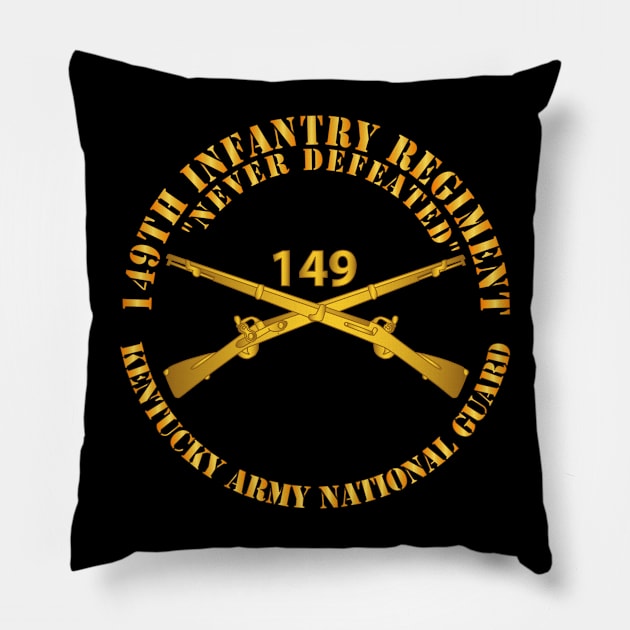 149th Infantry Regiment - KYARNG - Branch X 300 Pillow by twix123844