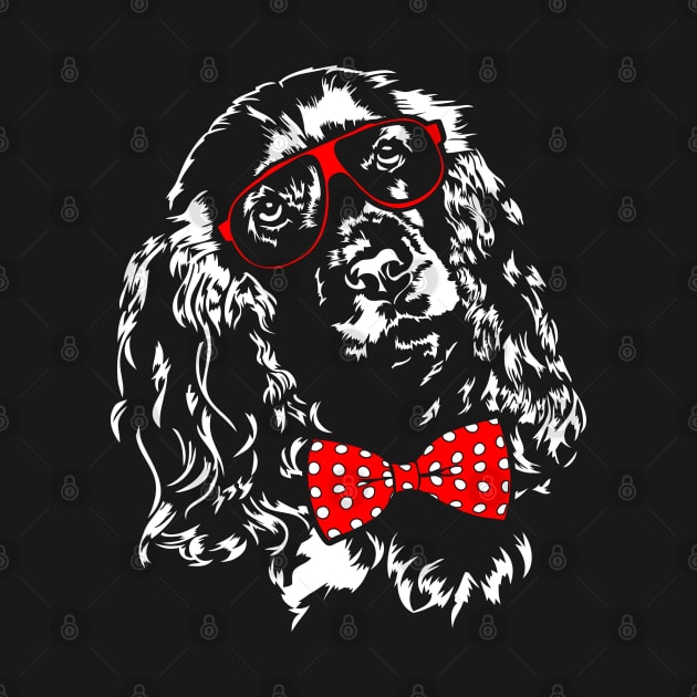 Funny cute Cocker Spaniel portrait dog lover by wilsigns