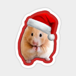 christmas hamster Magnet