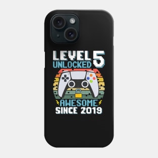 Level 5 Unlocked Awesome Since 2019 Phone Case