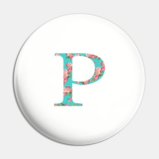 Rho Rose Letter Pin