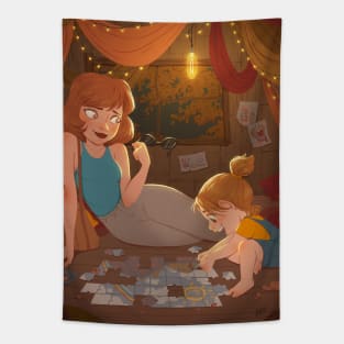 Mother and Daughter Tapestry